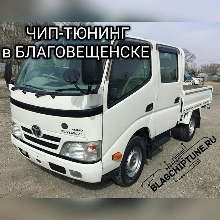 Toyota Dyna 2KD — увеличение мощности и отключение EGR в Благовещенске