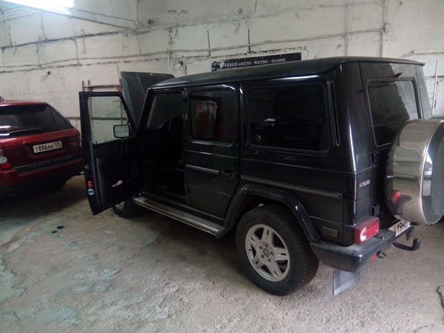 Mercedes Benz G500 — больше мощности серьезному автомобилю