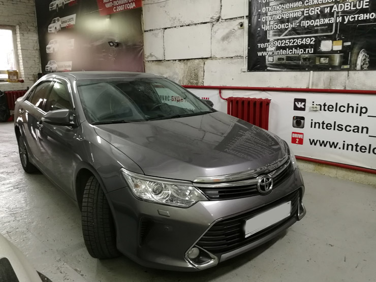 Toyota Camry V55 2500cc чиптюнинг stage1